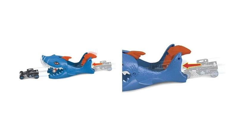 Hot Wheels City Lançador Nemesis Tubarão Shark GVF41 MATTEL